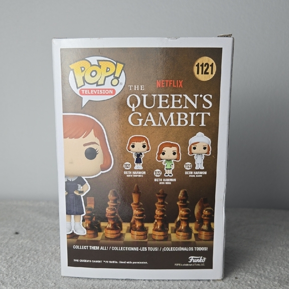 Funko Pop! Beth Harmon with Trophies Figure-3 for $25 - Picture 3 of 6